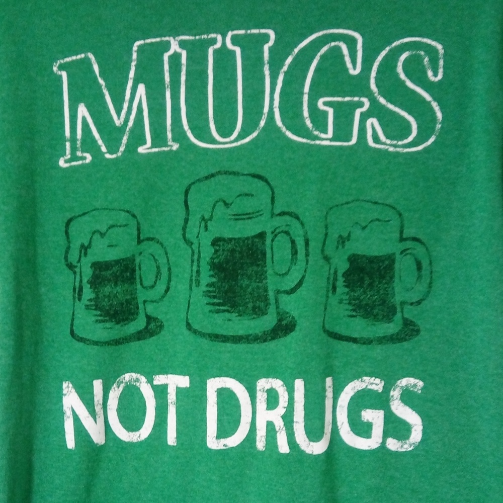 🌕 Mugs Not Drugs Drinking St Patrick's Day Shirt
